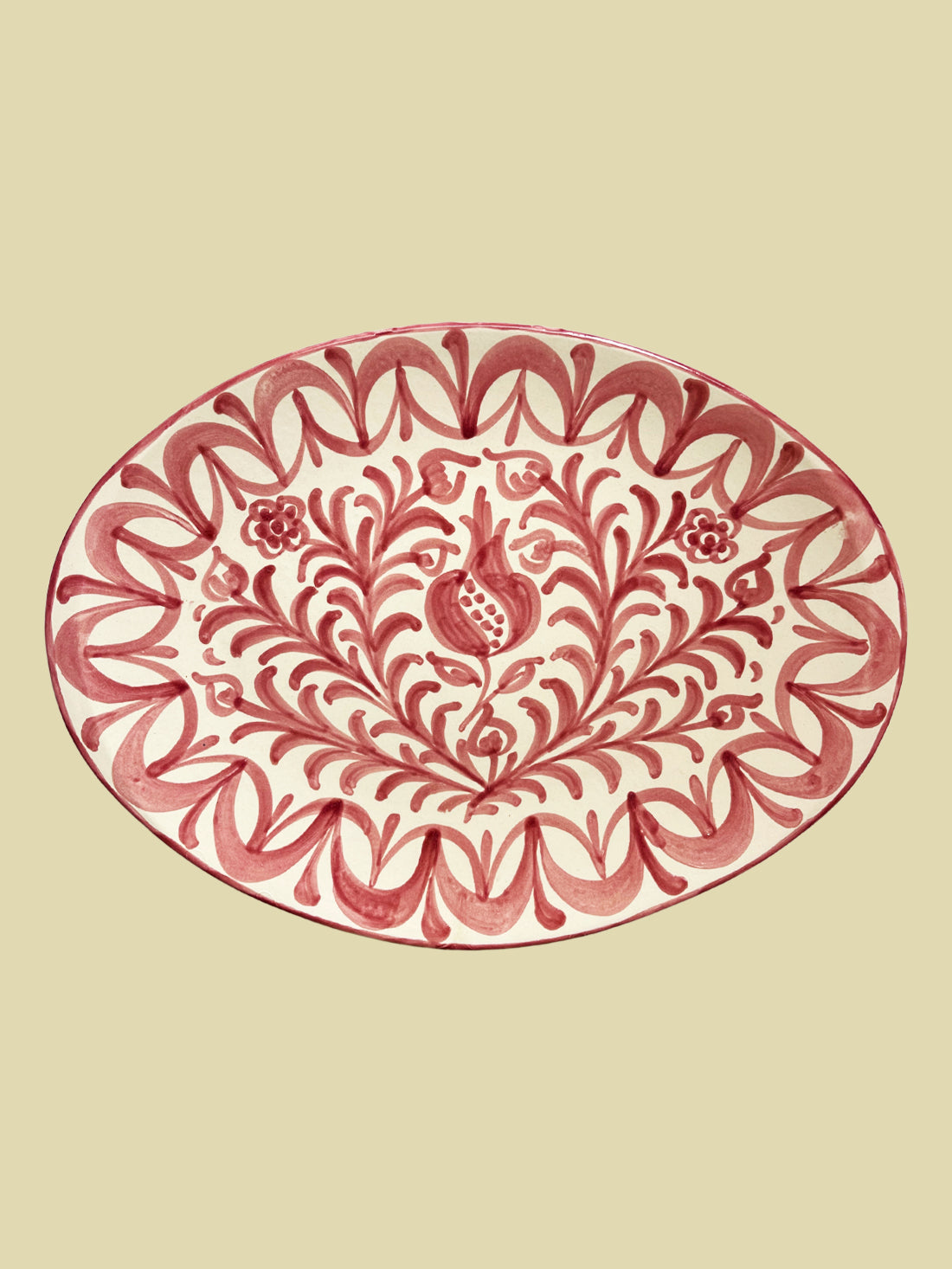 Bientôt Pomegrante Serving Platter Pink 36cm