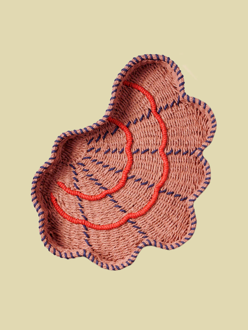 Bientôt Shell Tray Coral 50cm