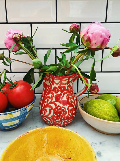 Bientôt Pomegranate Jug Red 16cm