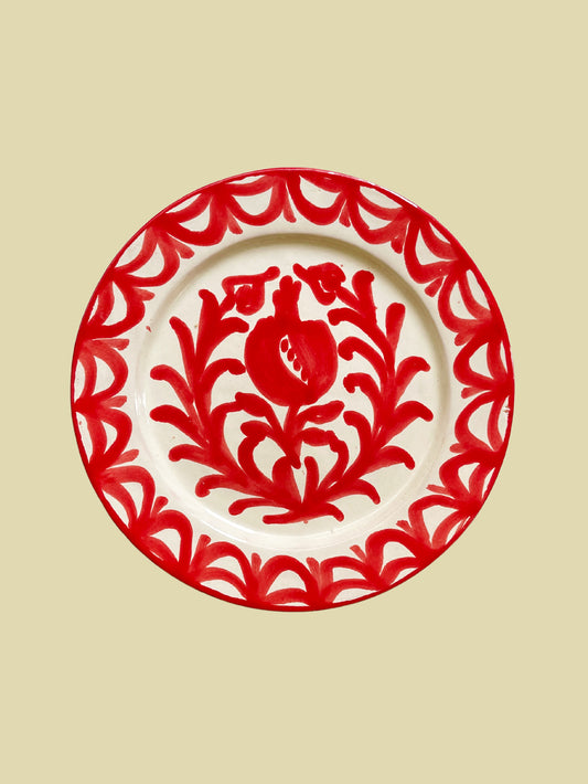 Bientôt Pomegranate Plate Red 20cm