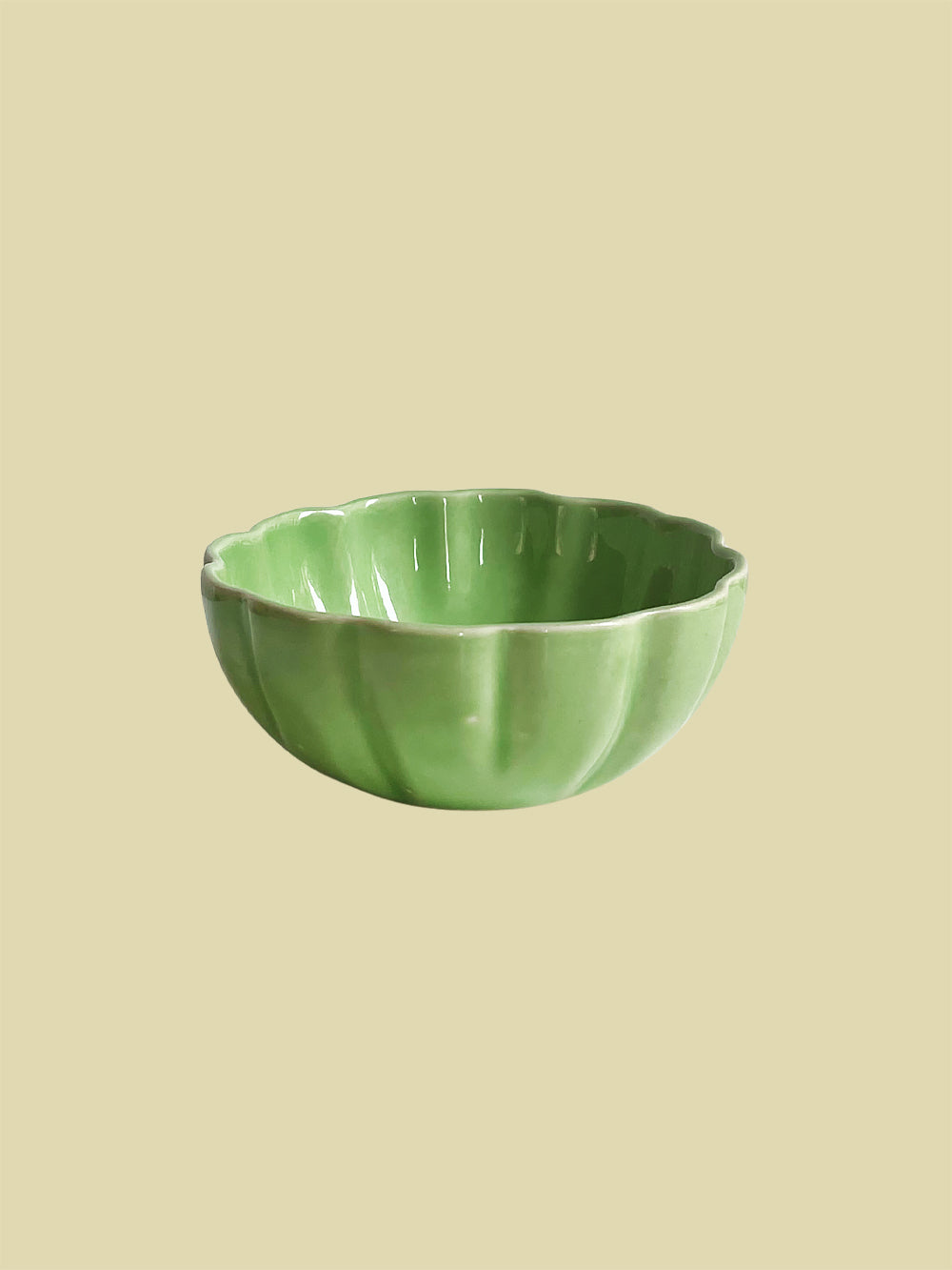 Bientôt Scallop Bowl Green 9-13cm
