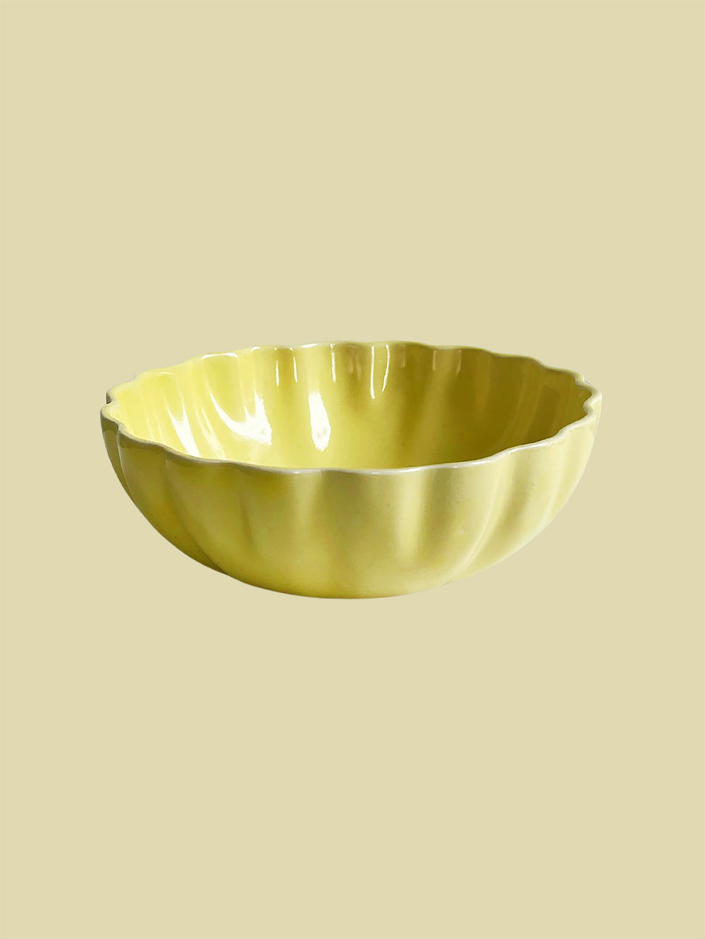 Bientôt Scallop Bowl Yellow 9-13cm