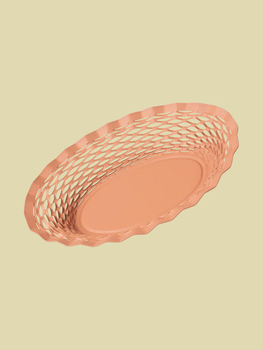 French Bread Basket Pink 25cm