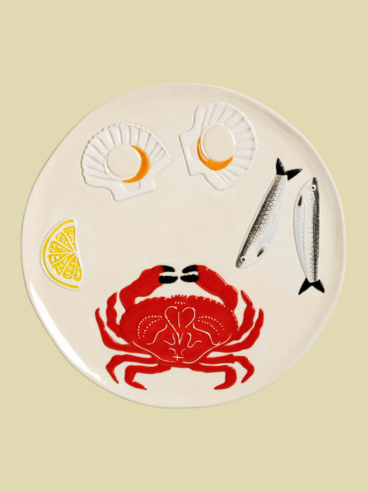 Crab & Sardine Platter 27cm