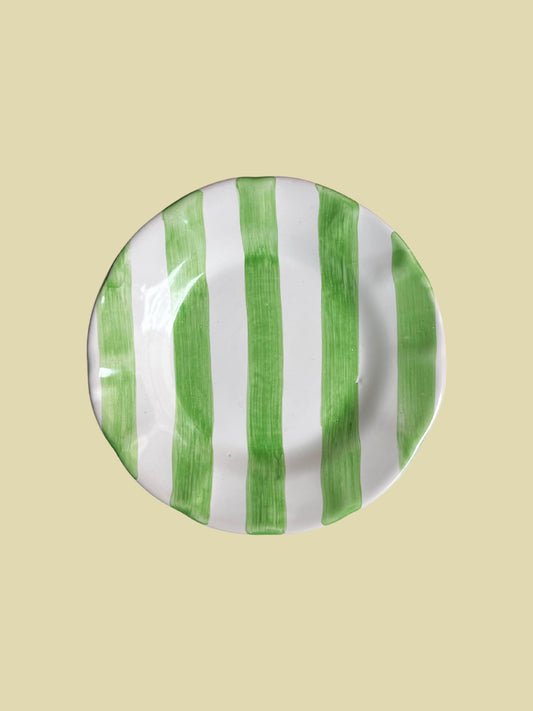 Bientôt Assiett Green Stripes 16cm