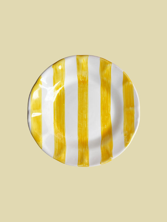 Bientôt Assiett Yellow Stripes 16cm