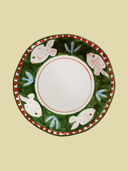 Bientôt Fish Plate Green 29cm