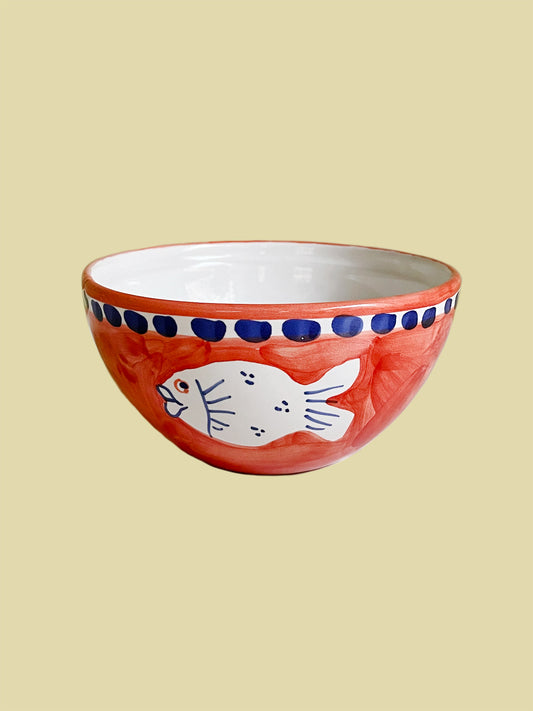 Bientôt Fish Bowl Orange 14cm