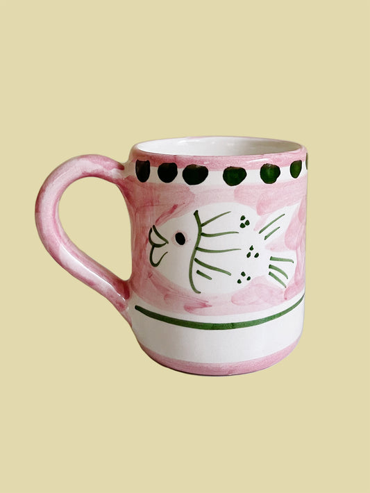 Bientôt Fish Mug Pink 10cm