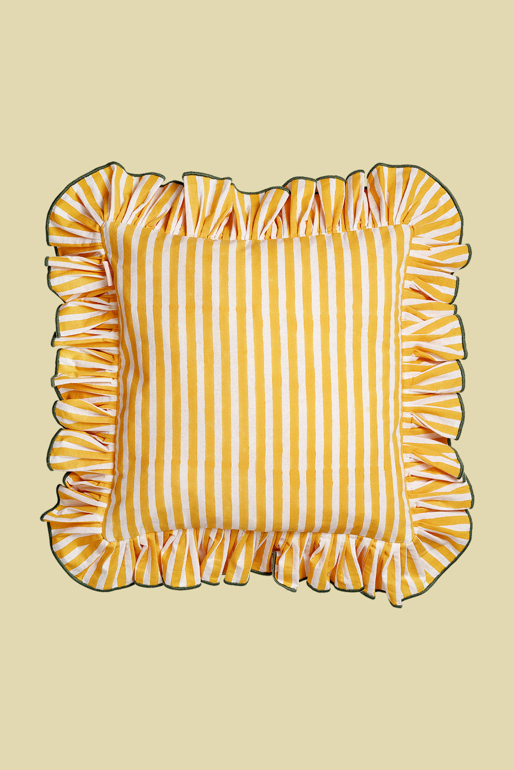 Devon Cushion Cover Yellow 40x40cm