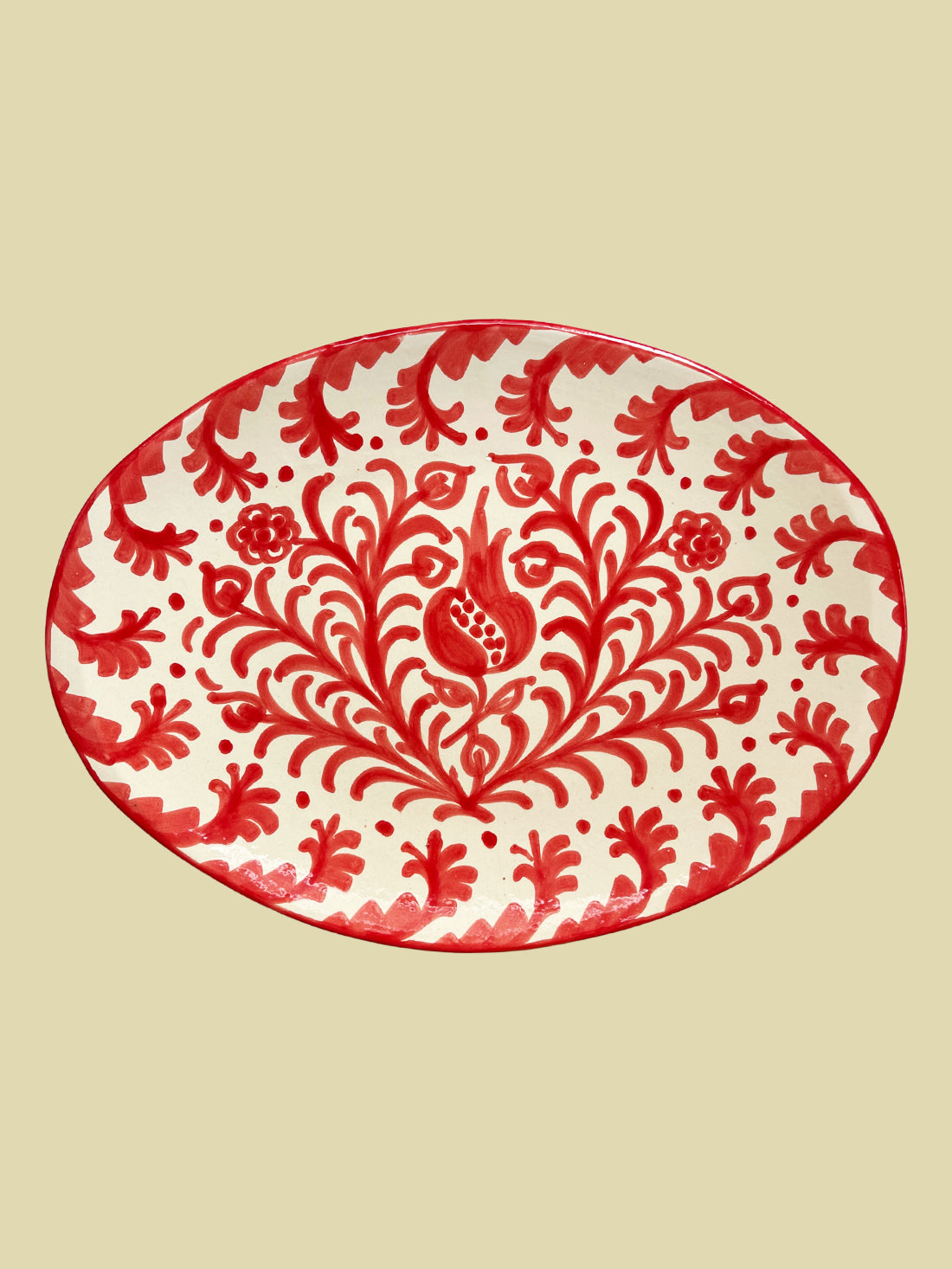 Bientôt Pomegranate Serving Platter Red 36cm