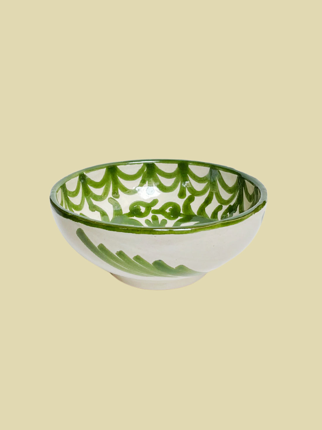 Bientôt Pomegranate Bowl Green 14cm