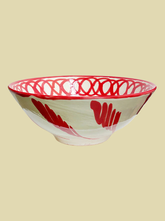 Bientôt Pomegranate Bowl Red 29cm