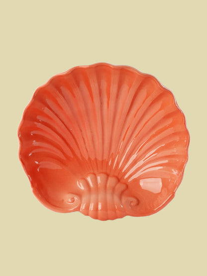 Bientôt Scallop Bowl Red 22cm