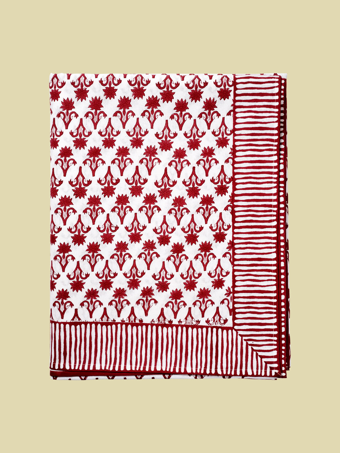Tablecloth Lily Burgundy 150x250cm